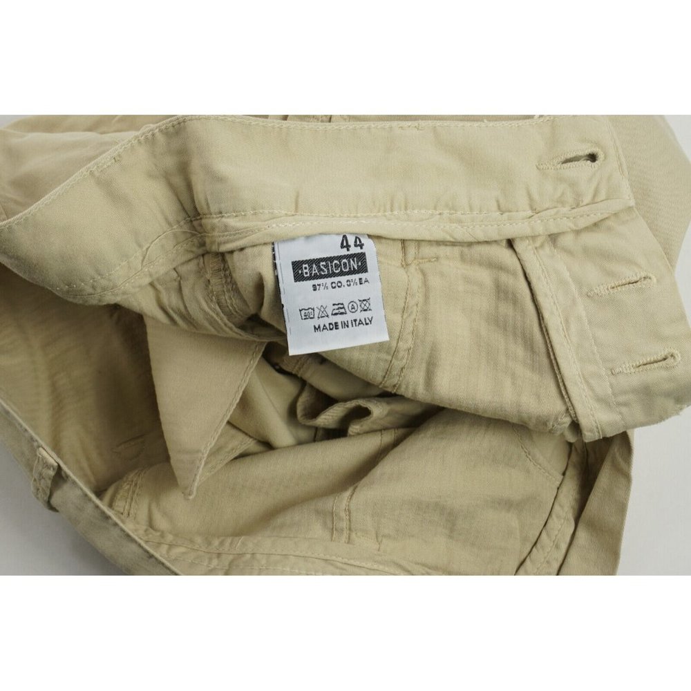 New Basicon Cerrus Men's US 28 Sand Beige Twill Flat Front Button Fly Shorts - Picture 8 of 8